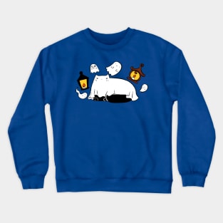 Ghost Lantern Kitty Crewneck Sweatshirt